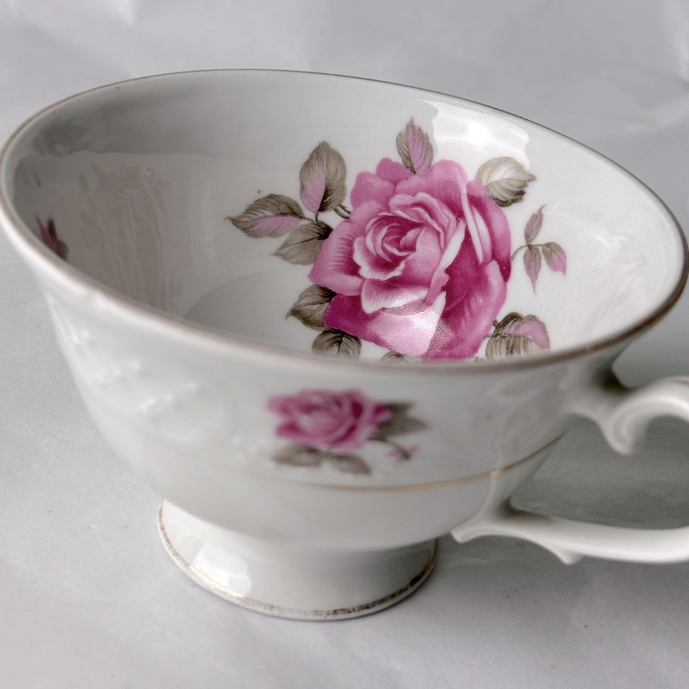 Bavaria Schumann Artzberg Germany Roses and Buds tea cup